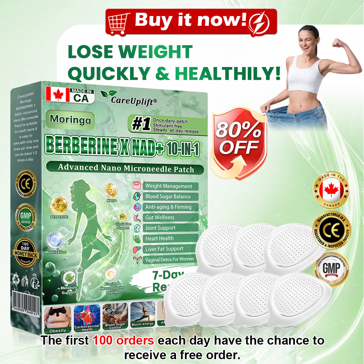 ☘️ CareUplift® has a surprise upgrade just for you! You've already got an amazing offer - but now you've unlocked an even better one: 👉 You'll get a massive 50% off your next purchase - for the next two minutes only!